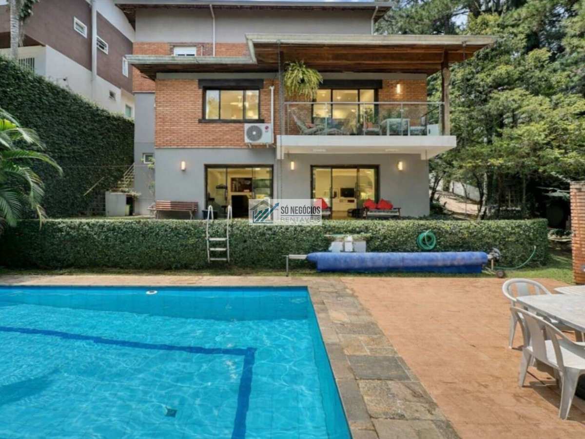  - Casa contemporânea à venda no São Paulo II em Cotia com piscina aquecida, espaço gourmet e 4 dormitórios