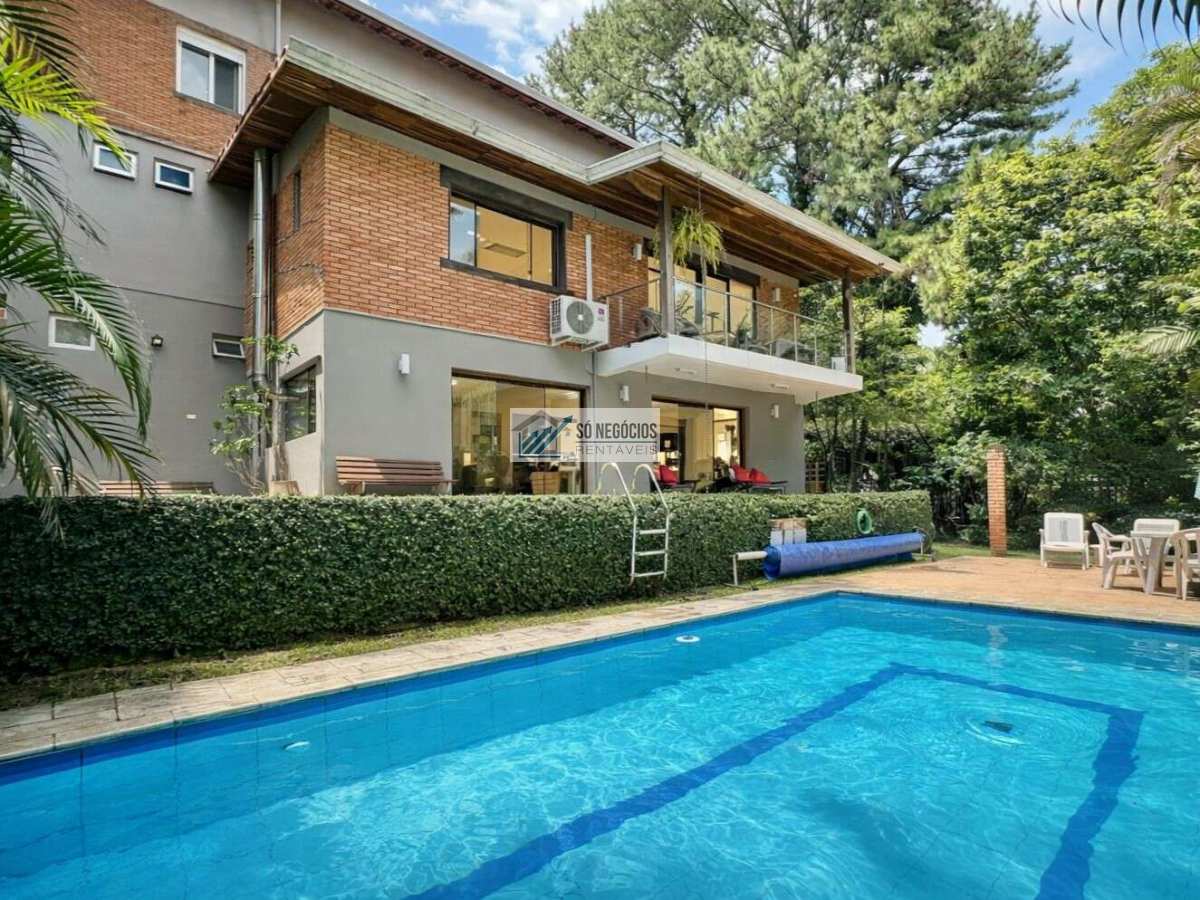  - Casa contemporânea à venda no São Paulo II em Cotia com piscina aquecida, espaço gourmet e 4 dormitórios